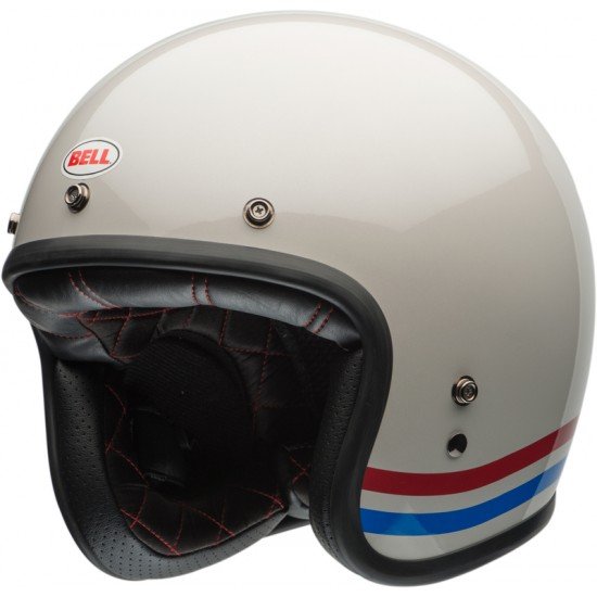 Capacete Bell Custom 500 Stripes Pearl