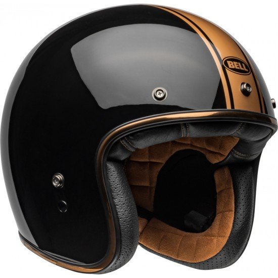 Capacete Bell Custom 500 Rally Gloss Black Bronze