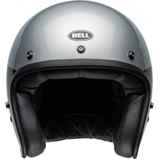 Capacete Bell Custom 500 Chassis Gloss Silver Black