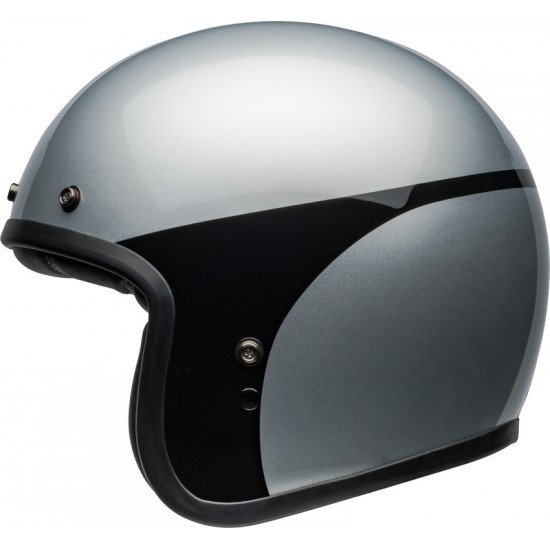 Capacete Bell Custom 500 Chassis Gloss Silver Black