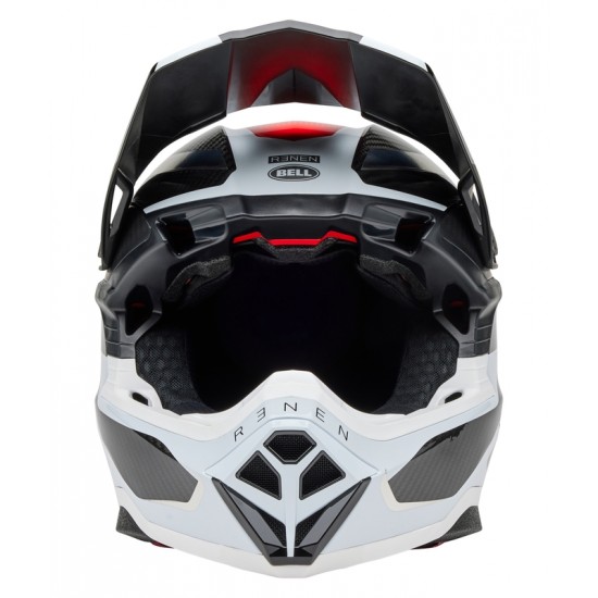 Capacete Bell Moto-10 Spherical Mips Fasthouse Renen Raycon Matte Gloss Black / White