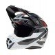 Capacete Bell Moto-10 Spherical Mips Fasthouse Renen Raycon Matte Gloss Black / White