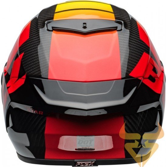 Capacete Bell Race Star DLX Flex Offset Gloss Black / Red