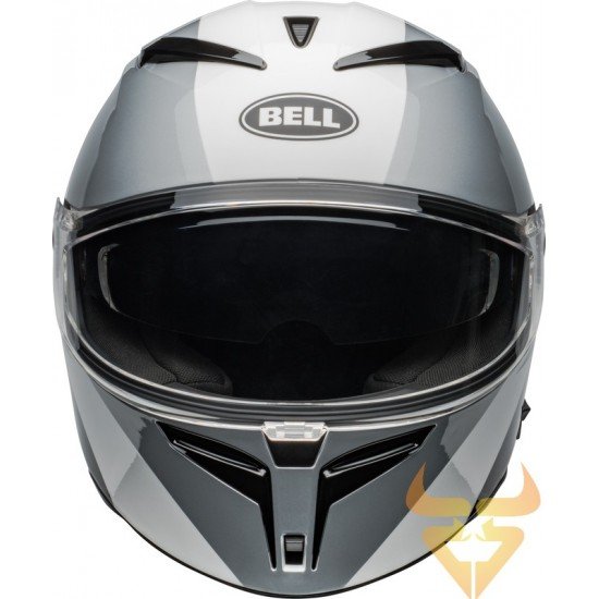 Capacete Bell Lithium Shear Gloss Silver / White