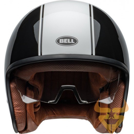 Capacete Bell TX501 Rally Gloss Black / White