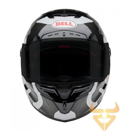 Capacete Bell Race Star DLX Hello Cousteau Equidae Matte Gloss Black / Gray