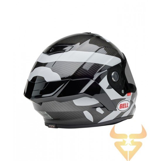 Capacete Bell Race Star DLX Hello Cousteau Equidae Matte Gloss Black / Gray