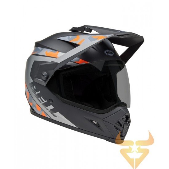 Capacete Bell Mx-9 Adventure Mips Mesa Matte Black Orange Camo