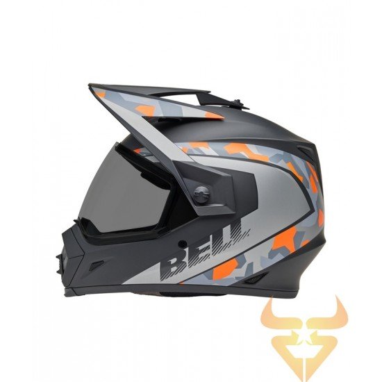 Capacete Bell Mx-9 Adventure Mips Mesa Matte Black Orange Camo