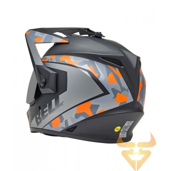 Capacete Bell Mx-9 Adventure Mips Mesa Matte Black Orange Camo