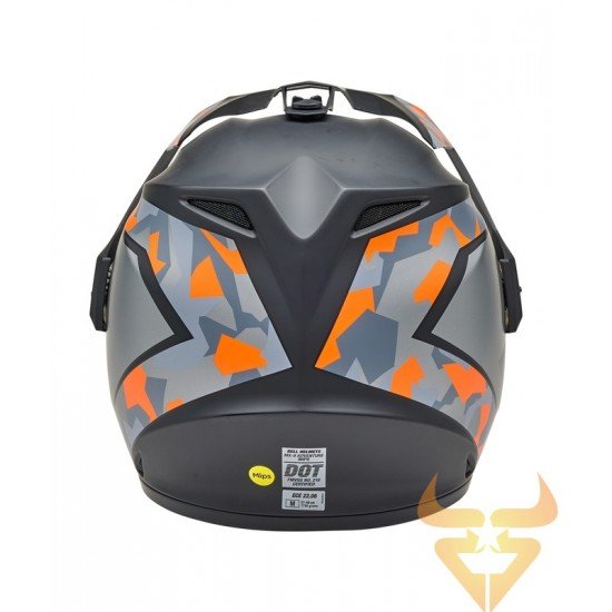 Capacete Bell Mx-9 Adventure Mips Mesa Matte Black Orange Camo