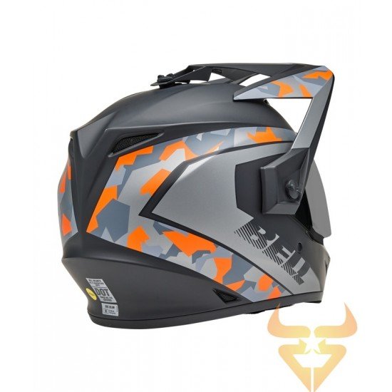 Capacete Bell Mx-9 Adventure Mips Mesa Matte Black Orange Camo