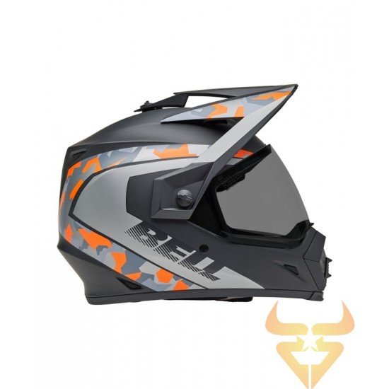 Capacete Bell Mx-9 Adventure Mips Mesa Matte Black Orange Camo