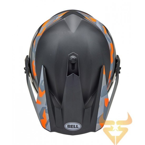 Capacete Bell Mx-9 Adventure Mips Mesa Matte Black Orange Camo