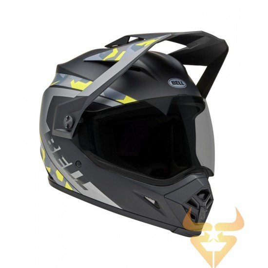 Capacete Bell Mx-9 Adventure Mips Mesa Matte Black Yellow Camo