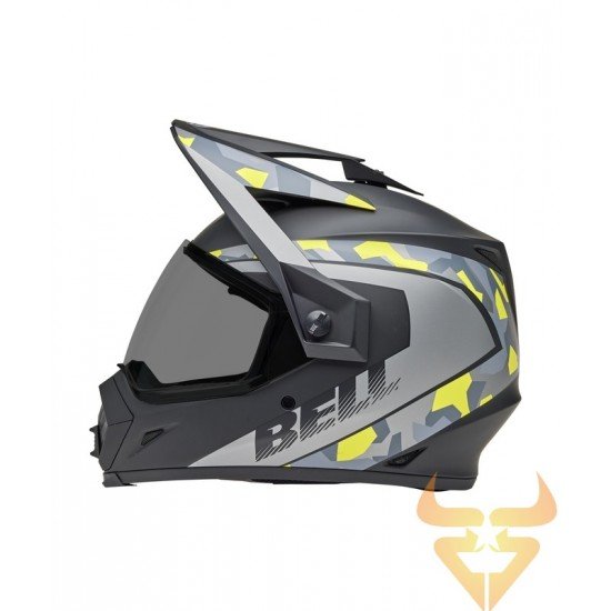 Capacete Bell Mx-9 Adventure Mips Mesa Matte Black Yellow Camo