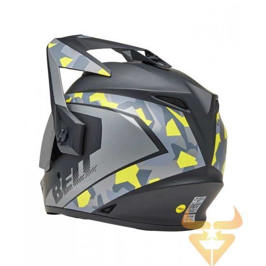 Capacete Bell Mx-9 Adventure Mips Mesa Matte Black Yellow Camo