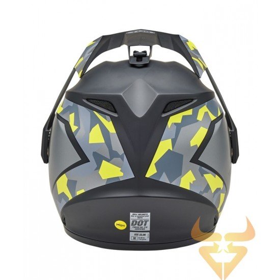 Capacete Bell Mx-9 Adventure Mips Mesa Matte Black Yellow Camo