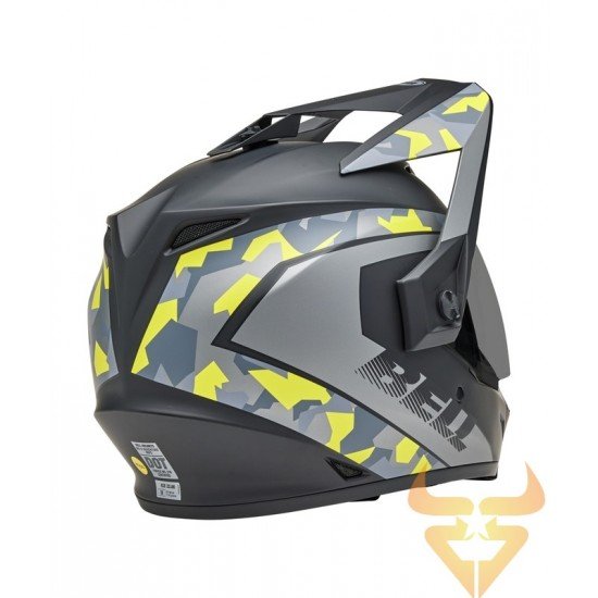 Capacete Bell Mx-9 Adventure Mips Mesa Matte Black Yellow Camo