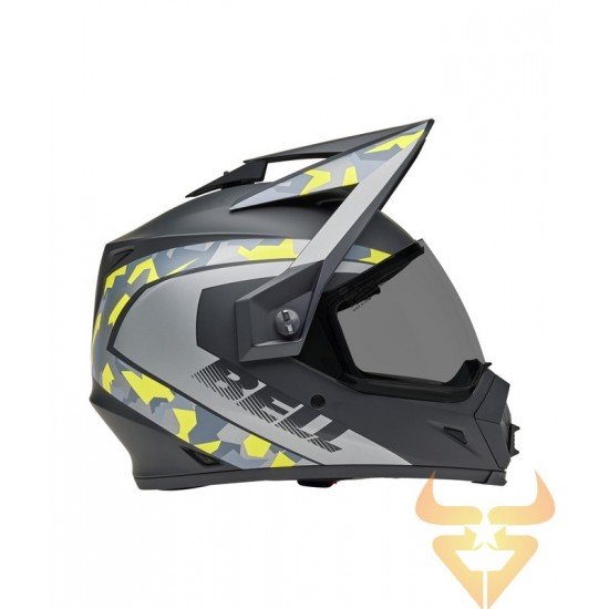 Capacete Bell Mx-9 Adventure Mips Mesa Matte Black Yellow Camo