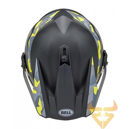 Capacete Bell Mx-9 Adventure Mips Mesa Matte Black Yellow Camo