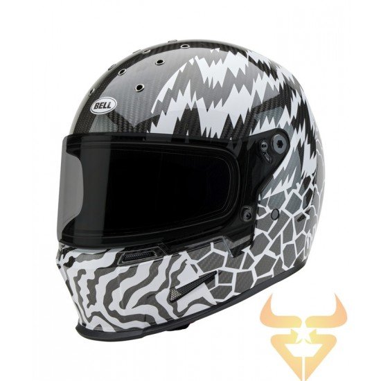 Capacete Bell Eliminator Carbon Deathspray Gloss