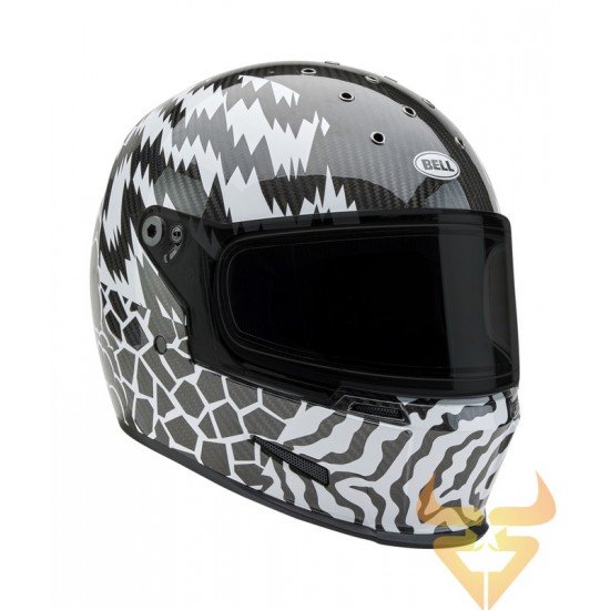 Capacete Bell Eliminator Carbon Deathspray Gloss