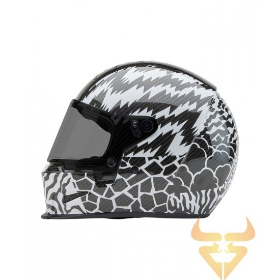 Capacete Bell Eliminator Carbon Deathspray Gloss