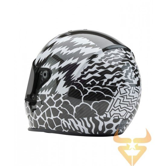 Capacete Bell Eliminator Carbon Deathspray Gloss