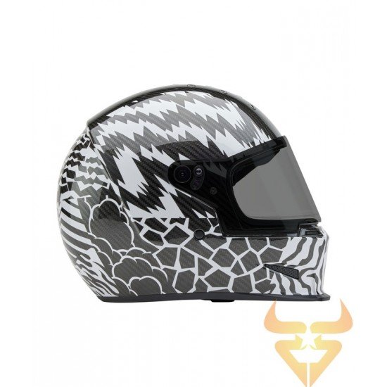 Capacete Bell Eliminator Carbon Deathspray Gloss