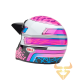 Capacete Bell Moto-3 Deathspray Gloss Pink Purple