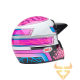 Capacete Bell Moto-3 Deathspray Gloss Pink Purple