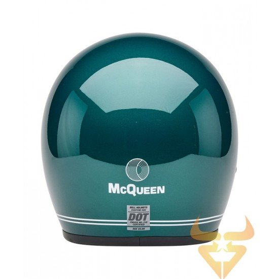 Capacete Bell Custom 500 Steve McQueen Riverside Metallic Green