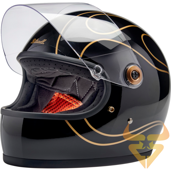 Capacete BILTWELL Gringo SV Gloss Gold / Black