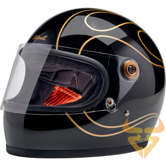 Capacete BILTWELL Gringo SV Gloss Gold / Black