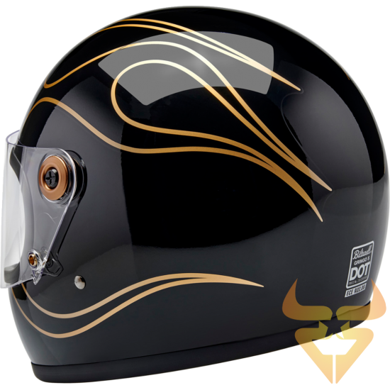 Capacete BILTWELL Gringo SV Gloss Gold / Black