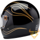 Capacete BILTWELL Gringo SV Gloss Gold / Black