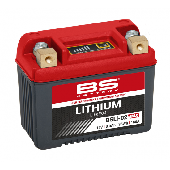 Bateria BSBattery BSLi-02 Max Litio Ativadas de Fábrica, prontas para aplicação.