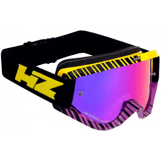 Oculos HZ "GRID" Roxo/Amarelo Hz Goggles