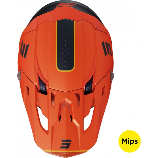 Capacete CORE HONOR Laranja Mate Shot