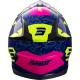 Capacete Criança PULSE AIRFIT Azul/Amarelo Neon/Rosa Brilhan Shot