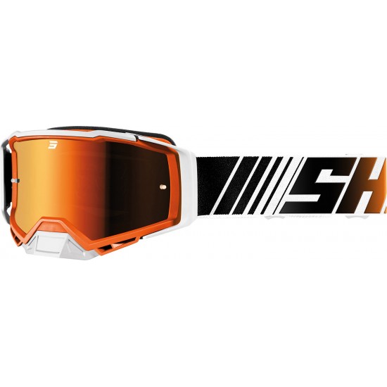 Oculos CORE STRIPE Laranja Brilhante Shot