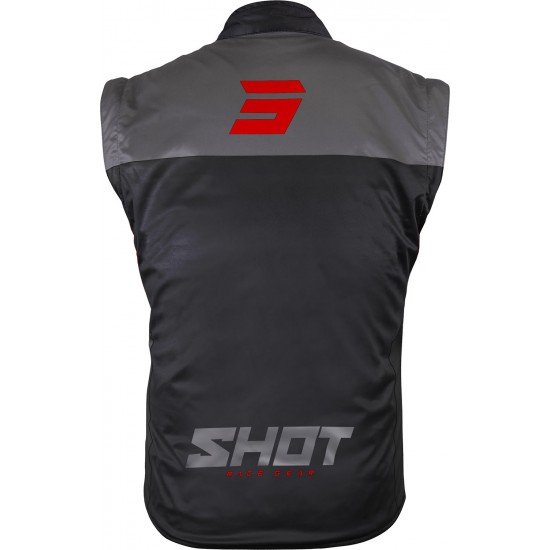 Casaco S/Mangas BODYWARMER LITE 3.0 Preto/Vermelho Shot