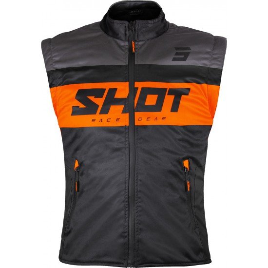 Casaco S/Mangas BODYWARMER LITE 3.0 Preto/Laranja Shot