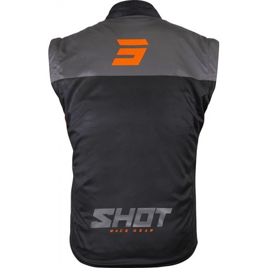 Casaco S/Mangas BODYWARMER LITE 3.0 Preto/Laranja Shot