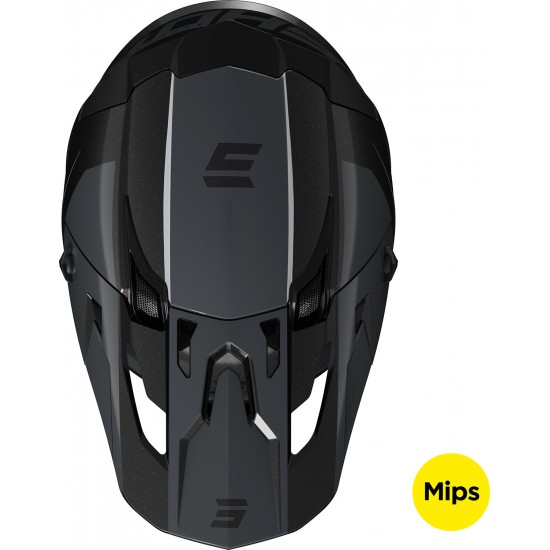 Capacete CORE COMP Preto Mate/Brilhante Shot