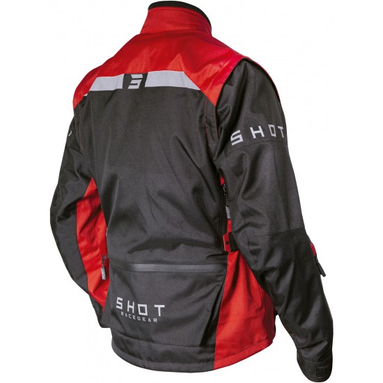 Casaco RACETECH Preto/Vermelho Shot