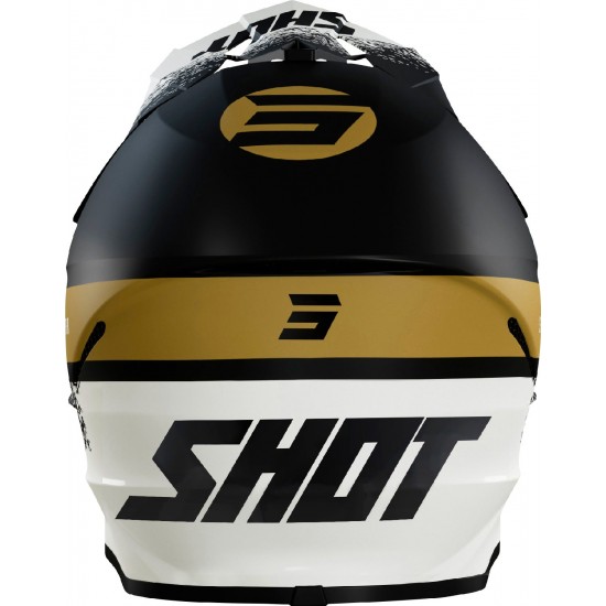 Capacete FURIOUS ROLL Shot Preto / Dourado Mate