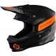 Capacete FURIOUS ROLL Shot Preto / Laranja Mate