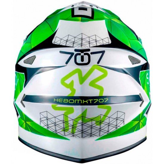 Capacete SWAY FIBRA Verde Hebo